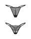 Набір трусиків Obsessive Clara 2-pack thong 2XL/3XL SX3560 фото 5