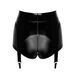 Шортики Noir Handmade F325 Glam, L, black, вініл, висока талія, кріплення для панчіх, з доступом SX0383 фото 7