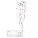 Бодістокінг-сукня Passion BS089 red, міні, плетіння у вигляді павутини SO6386 фото 5