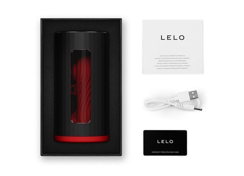 Смарт-мастурбатор LELO F1S V3 Red, 2 мотори, 8 режимів, стимуляція звуковими хвилями SX0703 фото