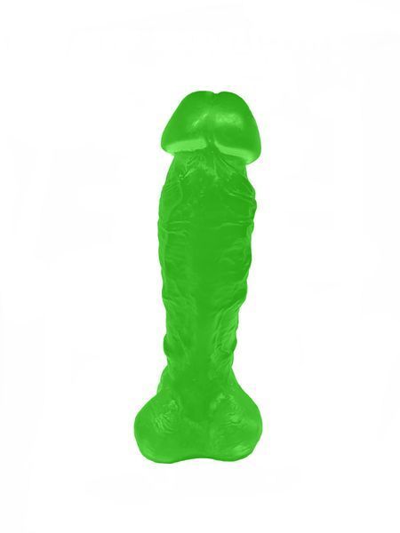 Крафтове мило-член із присоскою Чистий Кайф Green size XL, натуральне SO2765 фото