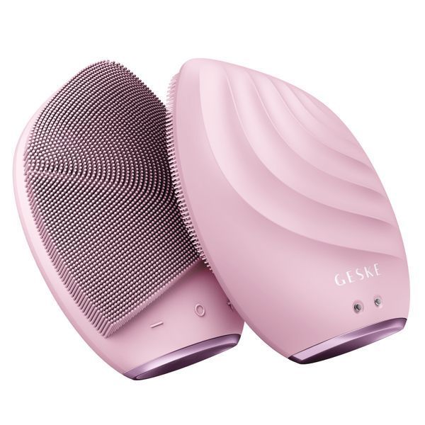 Електронна ультразвукова щітка для обличчя GESKE Sonic Facial Brush 5в1 pink HB0071 фото
