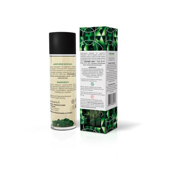 Розпродаж!!! Масажна олія EXSENS Aventurine Avocado (антистрес) 100мл (термін 09.2025) SO2377-R фото
