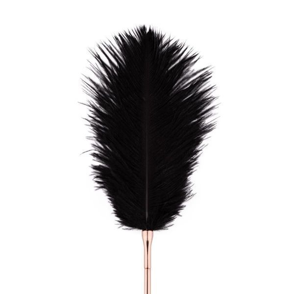 Лоскітка з металевим флогером Rosy Gold - Feather Tickler & Whip SX3909 фото