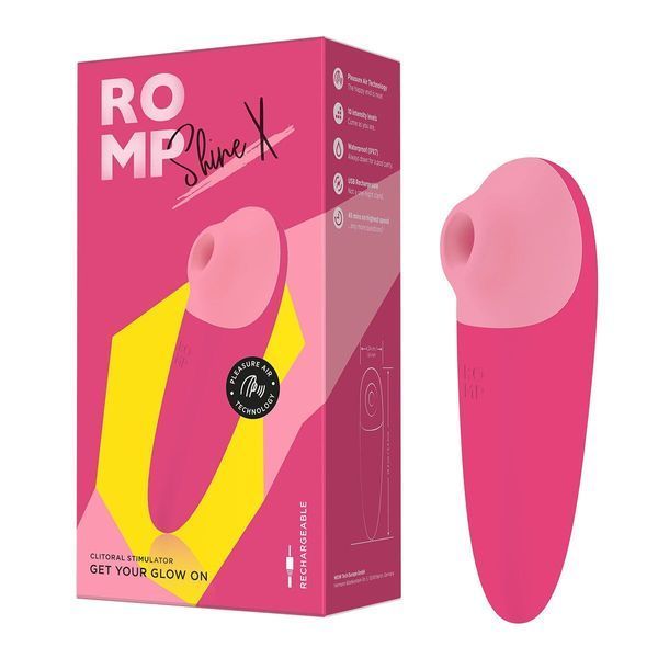 Вакуумний кліторальний стимулятор Romp Shine X, 10 рівнів інтенсивності SX0535 фото