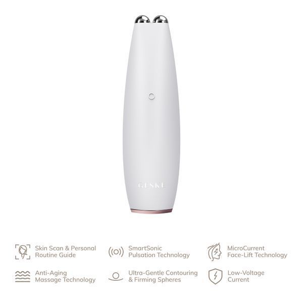 Мікрострумова ручка для підтяжки шкіри обличчя GESKE MicroCurrent Face-Lift Pen 6в1 starlight HB0121 фото