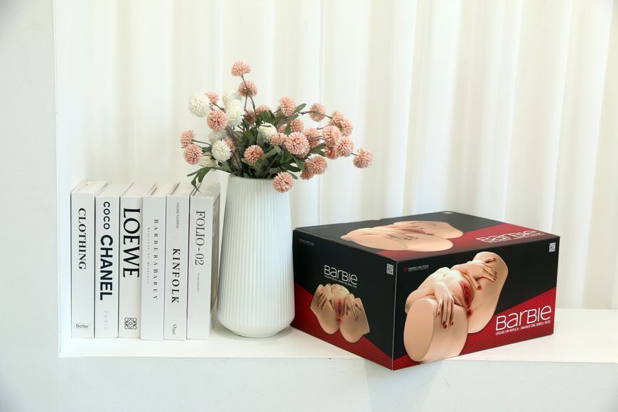 Мастурбатор-півторс Naked Factory BARBIE, вагіна + анус, 2 канали, дуже реалістичний, наскрізний SX3475 фото