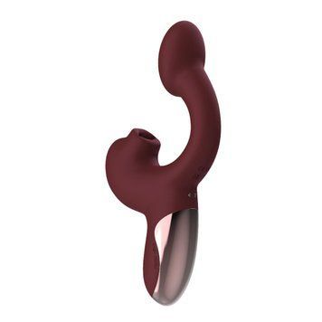 Смарт-вібратор Magic Motion Ponder Red, подвійна стимуляція, віброяйце+язичок для клітора SX3230 фото