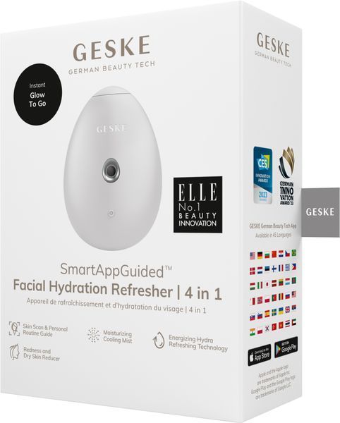 Електронний освіжувач для зволоження обличчя GESKE Facial Hydration Refresher 4в1 white HB0172 фото