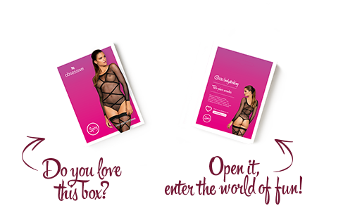 Бодістокінг Obsessive Bodystocking G320 S/M/L, панчохи, боді, декор у вигляді ліній SO7241 фото