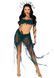 Еротичний костюм Медузи Горгони Leg Avenue Medusa Costume S, топ, спідниця, нарукавники, прикраси SO9212 фото 3