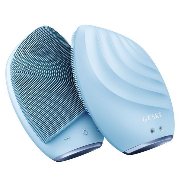 Електронна ультразвукова щітка для обличчя GESKE Sonic Facial Brush 5в1 aquamarine HB0072 фото