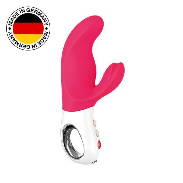 Вібратор-кролик Fun Factory MISS BI pink/white, 2 незалежні мотори, діаметр 4,2 см SX0944 фото