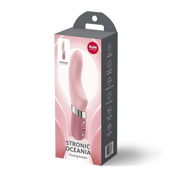 Пульсатор Fun Factory Stronic Oceania Soft Pink, 8 режимів роботи, перезаряджуваний SX3299 фото