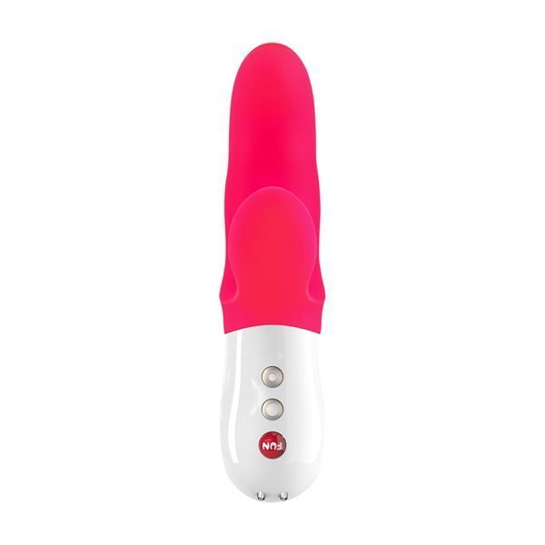 Вібратор-кролик Fun Factory MISS BI pink/white, 2 незалежні мотори, діаметр 4,2 см SX0944 фото