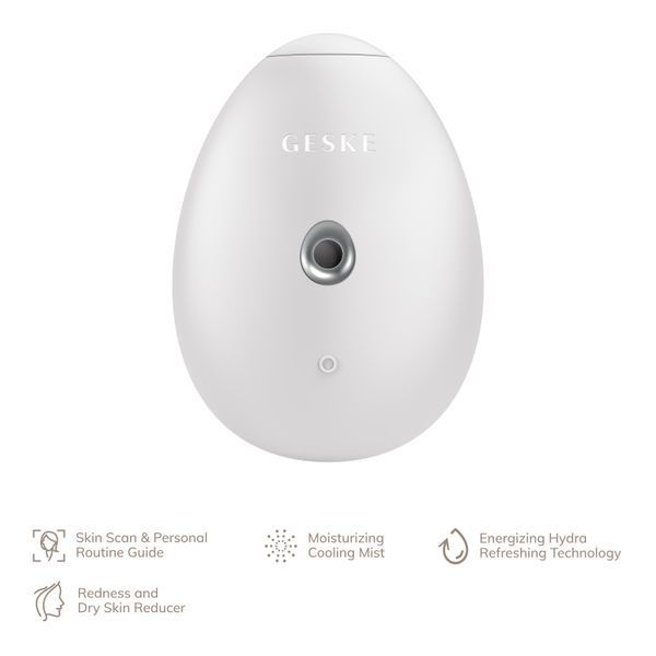 Електронний освіжувач для зволоження обличчя GESKE Facial Hydration Refresher 4в1 white HB0172 фото