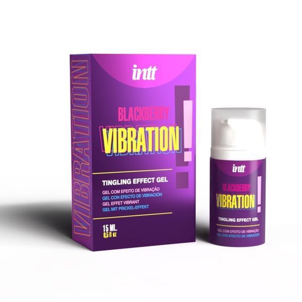 Рідкий вібратор Intt Vibration Blackberry (15 мл) зі смаком ожини SX2661 фото