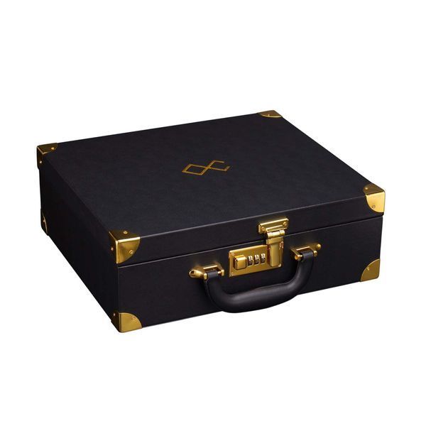 БДСМ-набір LOCKINK Moonlight Treasure Chest, чорний, натуральна шкіра SX0859 фото