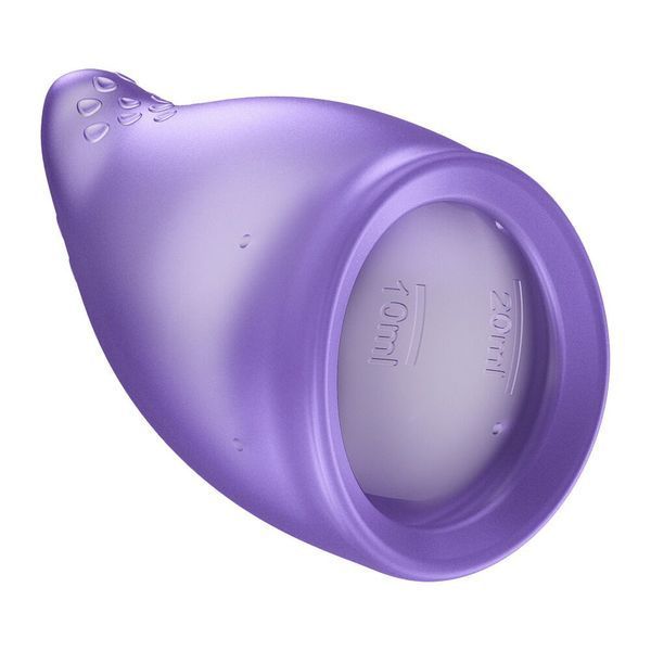Менструальна чаша Fun Factory FUN CUP SIZE A Black Currant, багаторазова, діаметр 4 см, об&rsquo;єм 20 мл SX3683 фото