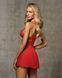 Бебі-дол Obsessive 838-BAB-3 babydoll & thong red L/XL SX1120 фото 2