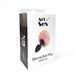 Силіконова анальна пробка М Art of Sex - Silicone Butt plug Rabbit Tail Red, діаметр 3,5 см SO6964 фото 4