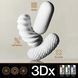 Мастурбатор Tenga 3Dx Zen, дуже ніжний SX5130 фото 10