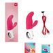 Вібратор-кролик Fun Factory MISS BI pink/white, 2 незалежні мотори, діаметр 4,2 см SX0944 фото 6