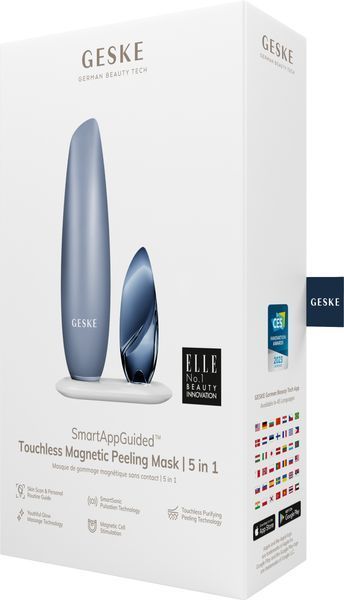 Безконтактна магнітна пілінг-маска GESKE Touchless Magnetic Peeling Mask 5в1 midnight HB0559 фото