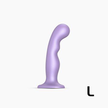 Насадка для страпона Strap-On-Me Dildo Plug P&G Lilas Metallic L SO9004 фото