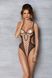 Еротичне боді Passion MARINA BODY, S/M, beige, з відкритими чашками SO9715 фото 6
