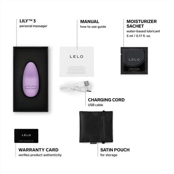 Мінівібратор для клітора LELO Lily 3 Calm Lavender, 10 режимів, дуже потужний SX0693 фото