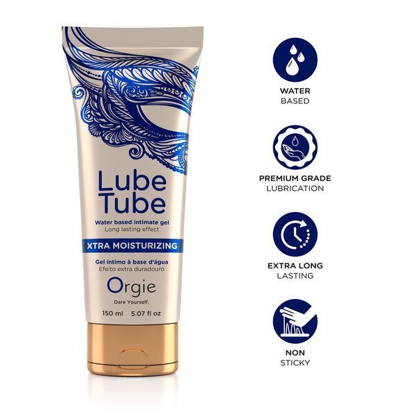 Лубрикант на водній основі Orgie Lube Tube Xtra Moisturizing, 150 мл, інтенсивне зволоження SX1526 фото