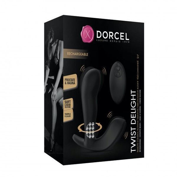 Універсальний вібратор з перлинним масажем Dorcel TWIST DELIGHT SO5080 фото