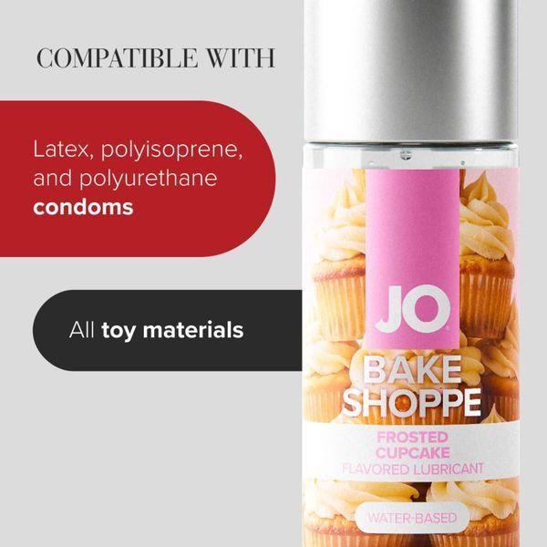 Лубрикант на водній основі JO Bake Shoppe - Frosted Cupcake 60 мл, без цукру та парабенів SX4598 фото