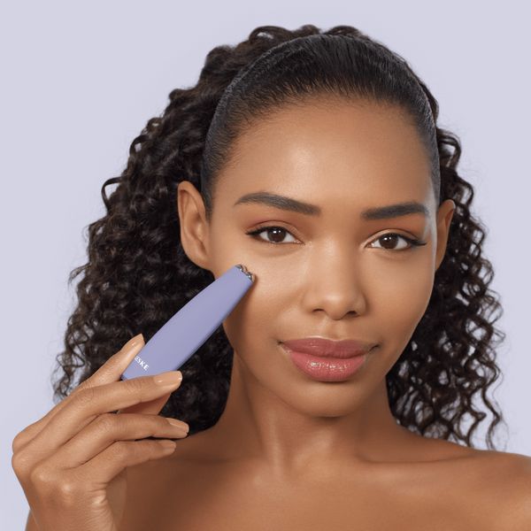 Мікрострумова ручка для підтяжки шкіри обличчя GESKE MicroCurrent Face-Lift Pen 6в1 purple HB0123 фото