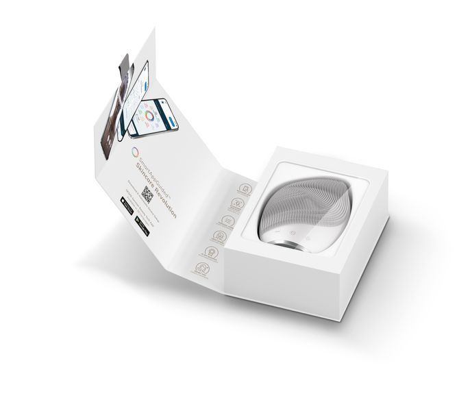 Електронна ультразвукова щітка для обличчя GESKE Sonic Facial Brush 5в1 white HB0073 фото