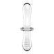 Дилдо Satisfyer Double Crystal (Transparent) (повреждена упаковка!!!) SO8784-R фото 5