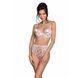 Еротичний комплект з малюнком Passion LOVELIA BIKINI L/XL, white SO4750 фото 1