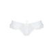 Трусики в горошок, з рюшами та шнурівкою Passion FATIN THONG L/XL, white SO5343 фото 5