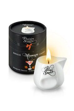 Розпродаж!!! Масажна свічка Plaisirs Secrets Strawberry Daiquiri 80 мл (термін 31.01.2026) SO1855-R фото