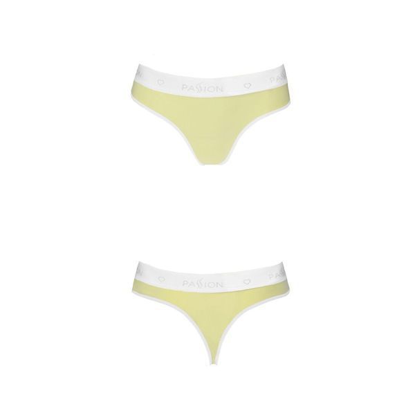 Спортивні трусики-стрінги Passion PS007 PANTIES M, yellow SO4260 фото