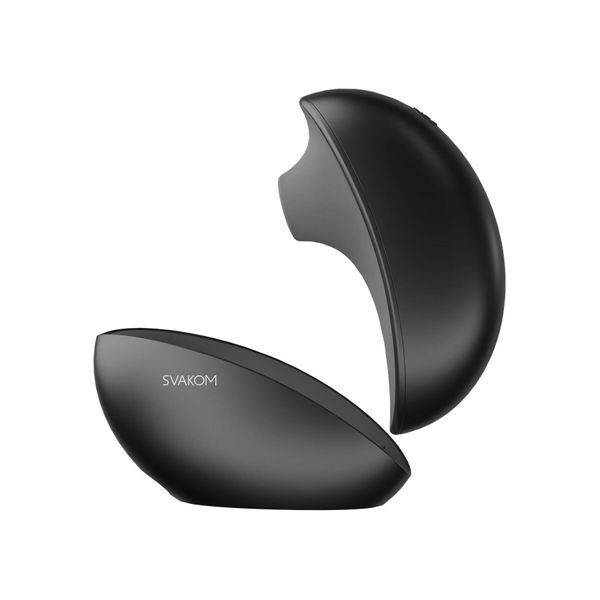 Вакуумний кліторальний смарт-стимулятор Svakom Pulse Galaxie Midnight Black, проєктор зоряного неба SO9678 фото