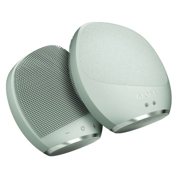 Ультразвукова щітка для тіла та інтенсивний пілінг GESKE Sonic Body Brush&Intensive Exfoliator 7в1 green HB0354 фото