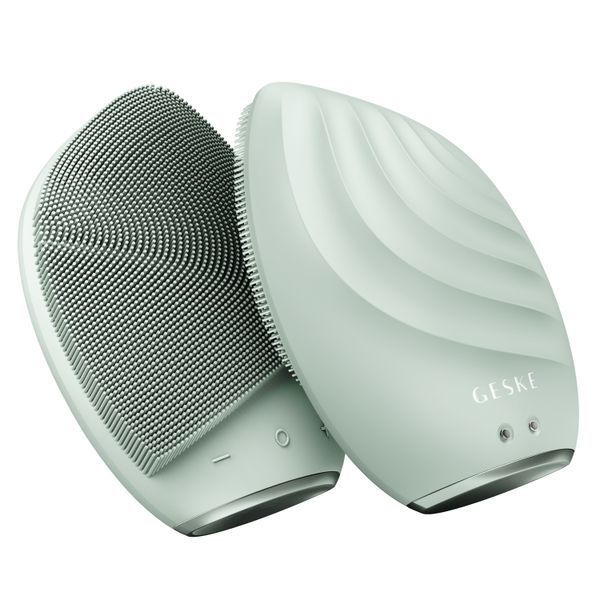 Електронна ультразвукова щітка для обличчя GESKE Sonic Facial Brush 5в1 green HB0074 фото