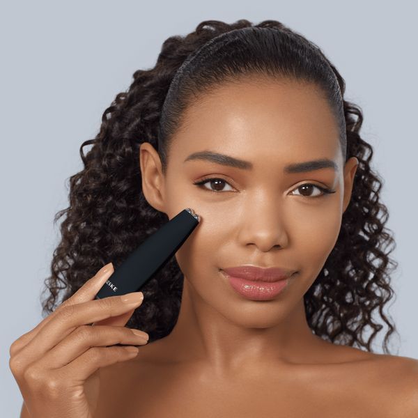 Мікрострумова ручка для підтяжки шкіри обличчя GESKE MicroCurrent Face-Lift Pen 6в1 black HB0124 фото