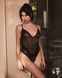 Тедді з доступом Obsessive Blomentis crotchless teddy, M/L, прозоре, відкрита спина, низ-стрінги SX1027 фото 6