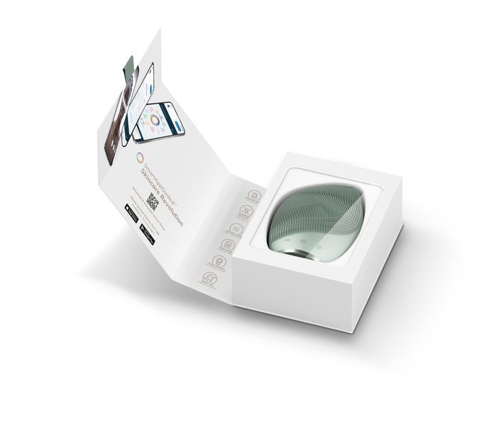 Електронна ультразвукова щітка для обличчя GESKE Sonic Facial Brush 5в1 green HB0074 фото
