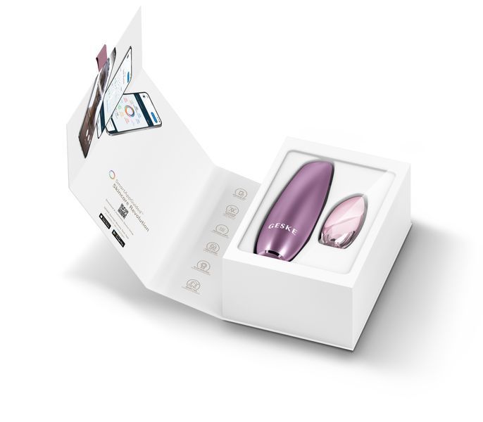 Безконтактна магнітна пілінг-маска GESKE Touchless Magnetic Peeling Mask 5в1 pink HB0560 фото