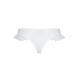 Трусики в горошок, з рюшами та шнурівкою Passion FATIN THONG S/M, white SO5344 фото 6