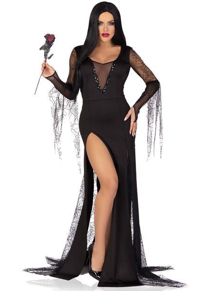 Костюм Мортіші Аддамс Leg Avenue Sexy Spooky Morticia S SO9215 фото